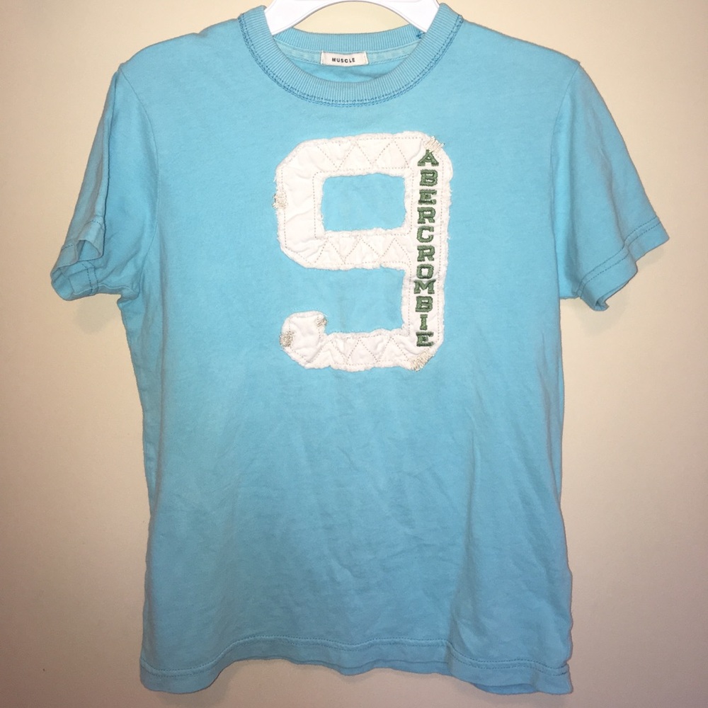 Abercrombie light blue short sleeve T-shirt.